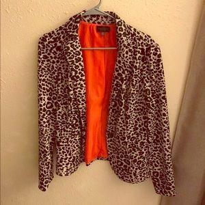 Cheetah print jacket